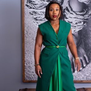Green Long Eva Blazer Dress