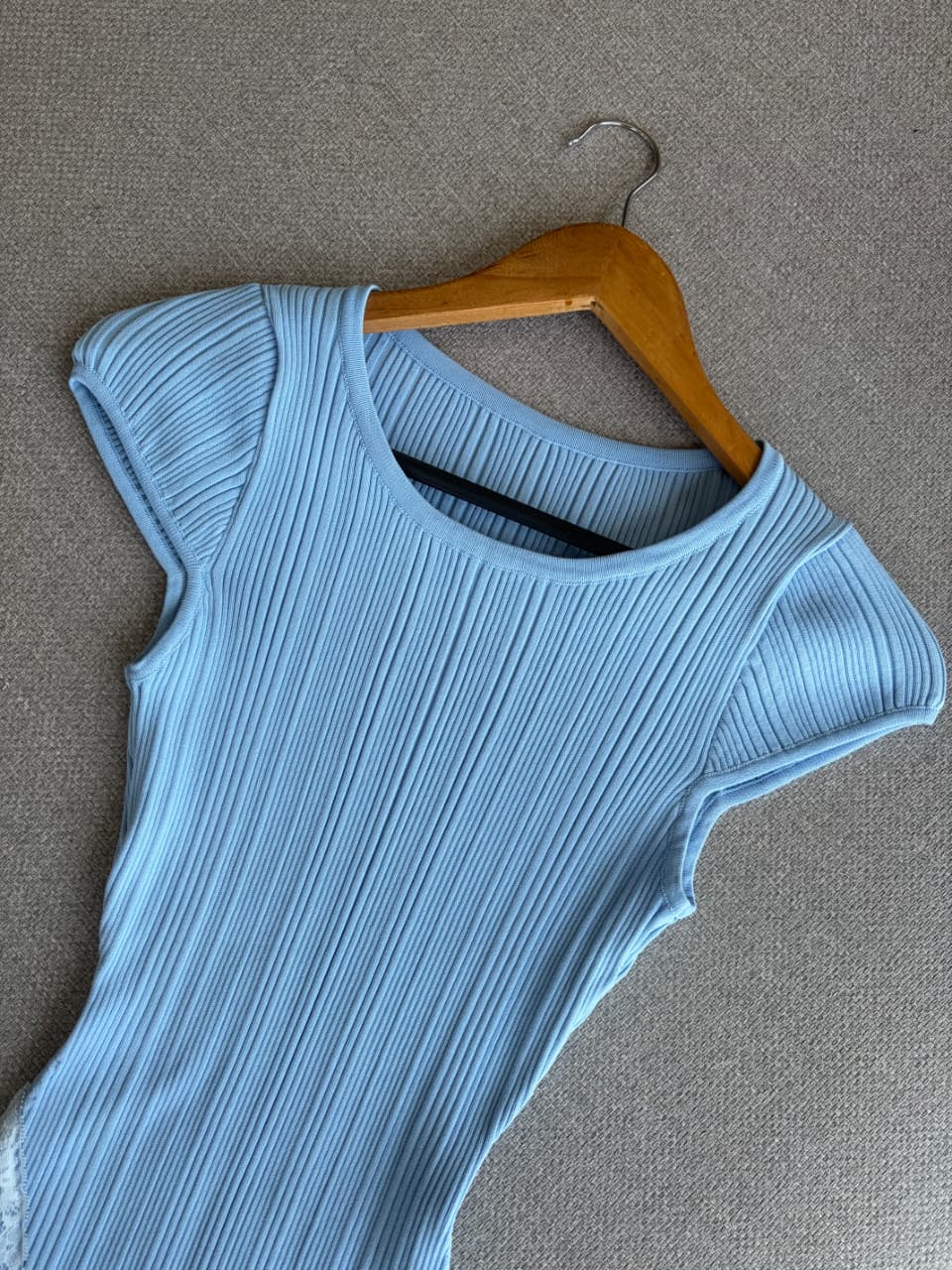Short lace trim dress - Image 3